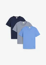 V-ringad T-shirt (3-pack), bonprix