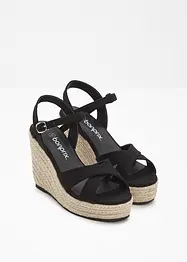 Sandalett med kilklack, bonprix