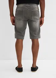 Trikåbermudas med bekvämt snitt och jeanslook, normal passform, bonprix