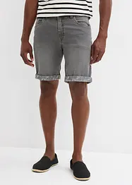 Stretchiga jeansshorts, normal passform, bonprix