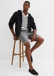 Stretchiga jeansshorts, normal passform, bonprix