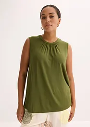 Blustopp i jersey, bonprix
