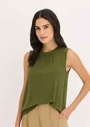 Blustopp i jersey, bonprix