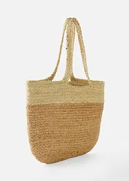 Shoppingväska med halmlook, bonprix