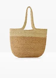 Shoppingväska med halmlook, bonprix