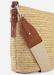 Axelremsväska med strålook, bonprix