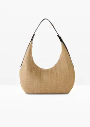 Shoppingväska med halmlook, bonprix