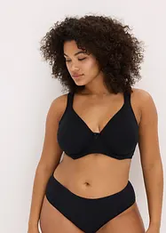 T-shirtbehå i minimizermodell utan bygel, med ekologisk bomull (2-pack), bonprix