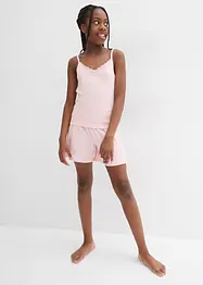 Kort pyjamas med ekologisk bomull (2 delar), bonprix