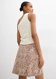 One shoulder-linne i material med struktur, bonprix