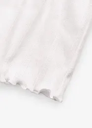 Pyjamas med shorts i pointelle-jersey, bonprix
