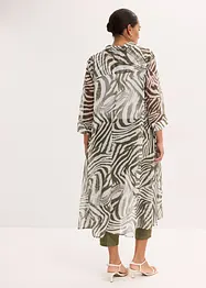 Lång blus i chiffong, bonprix