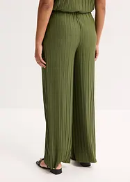 Plisserad jerseybyxa, bonprix