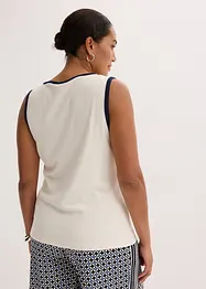 Jerseylinne med kontrasterande kant, bonprix