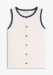 Jerseylinne med kontrasterande kant, bonprix
