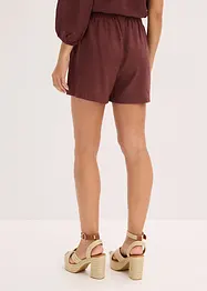 Shorts med viss del linne, bonprix