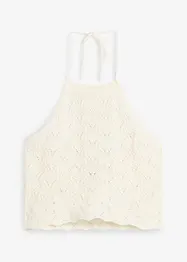 Stickat halternecklinne, bonprix