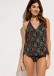 Tankini med halterneck och V-ringning (2 delar), bonprix