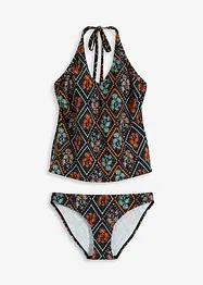 Tankini med halterneck och V-ringning (2 delar), bonprix