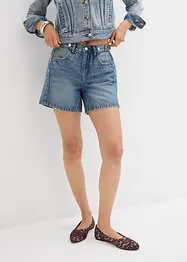 Jeansshorts Mid Waist, Low Stretch, bonprix