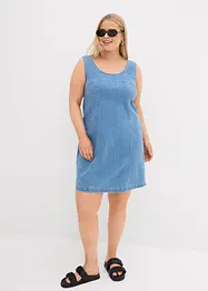 Jeansklänning av ekologisk bomull med stretch, bonprix