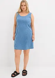Jeansklänning av ekologisk bomull med stretch, bonprix