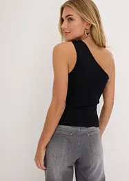 One shoulder-linne med dekorativ detalj, bonprix
