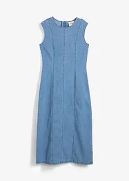 Jeansklänning av ekologisk bomull med stretch, bonprix