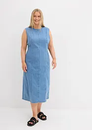 Jeansklänning av ekologisk bomull med stretch, bonprix
