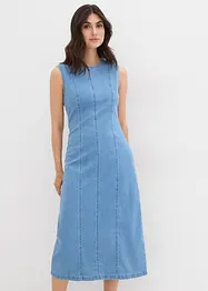 Jeansklänning av ekologisk bomull med stretch, bonprix