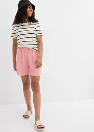 Dra på-shorts i mjuk viskos för barn (2-pack), bonprix