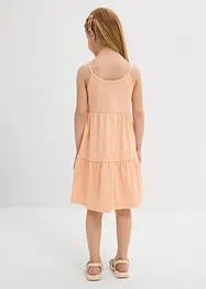 Jerseyklänning av ren bomull (2-pack), bonprix