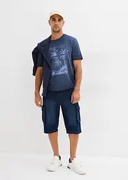 T-shirt med tvättade effekter, av ekologisk bomull, bonprix