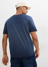 T-shirt med tvättade effekter, av ekologisk bomull, bonprix