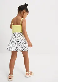 Jerseykjol för barn (2-pack) i ren ekologisk bomull, bonprix