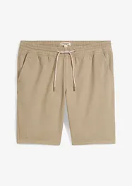 Dra på-shorts av ren bomull, Regular Fit, bonprix