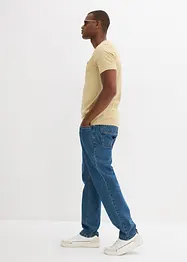 T-shirt med kort knappslå, bonprix