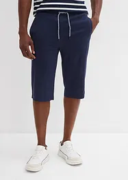 Jerseyshorts i lång modell av ekologisk bomull (2-pack), bonprix