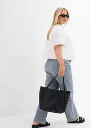 Stretchig jeansväst, bonprix