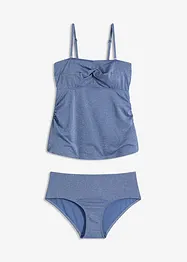 Tankini (2 delar) med glittertrådar, bonprix