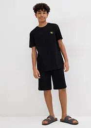 T-shirt och shorts i ekologisk bomull (2 delar), bonprix