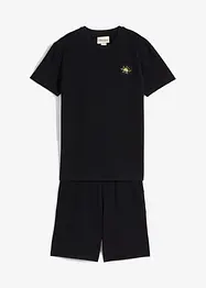 T-shirt och shorts i ekologisk bomull (2 delar), bonprix
