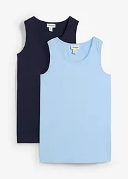 Långt linne (2-pack), bonprix