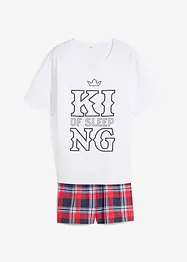 Pyjamas med shorts, bonprix
