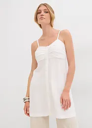 Lång blus i mjuk viskos, bonprix