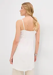 Lång blus i mjuk viskos, bonprix