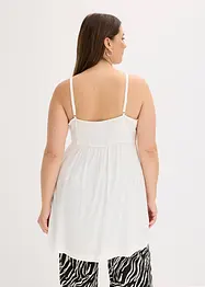 Lång blus i mjuk viskos, bonprix