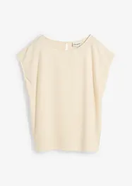 Oversizetopp med stickad look, bonprix