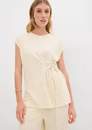 Lång topp med knytdetalj, bonprix