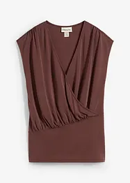 Topp i omlottlook,  av viskosmix med mjukt fall, bonprix